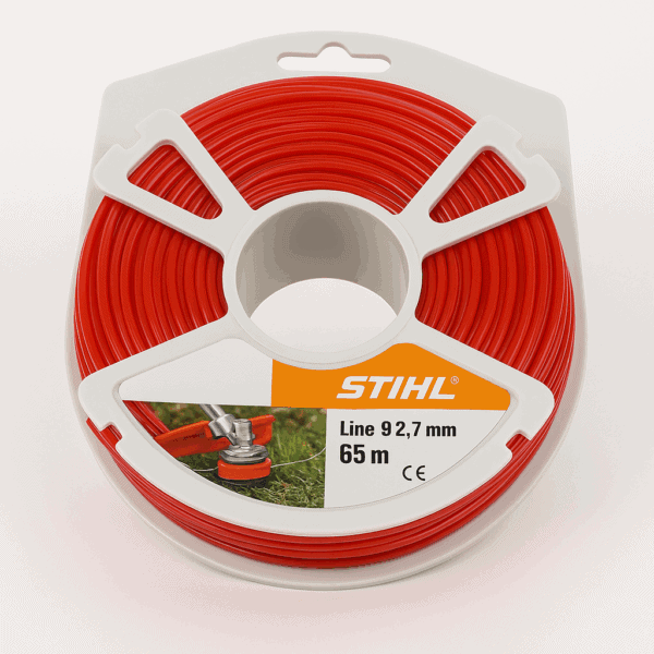 Line round Ø 2.7 mm x 65 m red